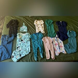 Bamboo/organic lot. Various sizes.